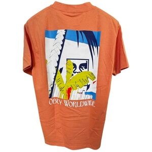 OBEY House of Obey NWT VACATION CLASSIC T-SHIRT in Citrus
